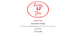 Desktop Screenshot of luckyyoujh.com